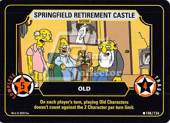 The Simpsons TCG: Springfield Retirement Castle
