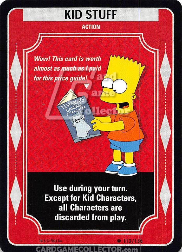 The Simpsons TCG: Kid Stuff
