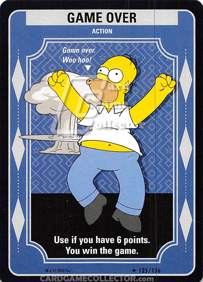 The Simpsons TCG: Game Over
