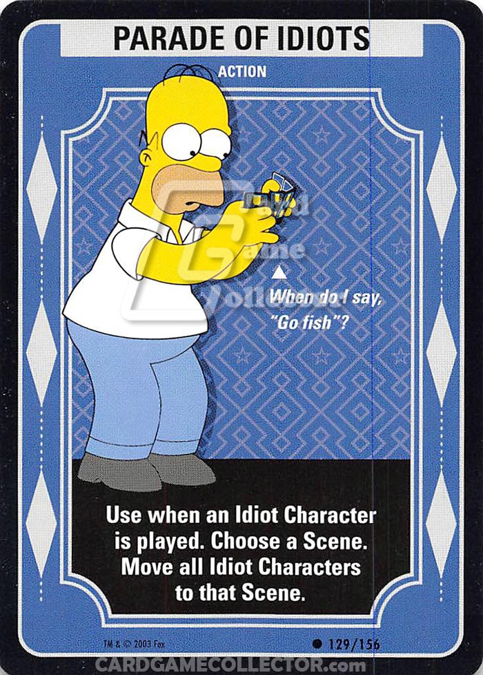 The Simpsons TCG: Parade of Idiots