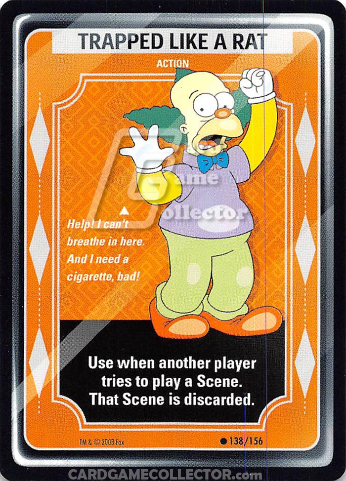 The Simpsons TCG: Trapped Like a Rat