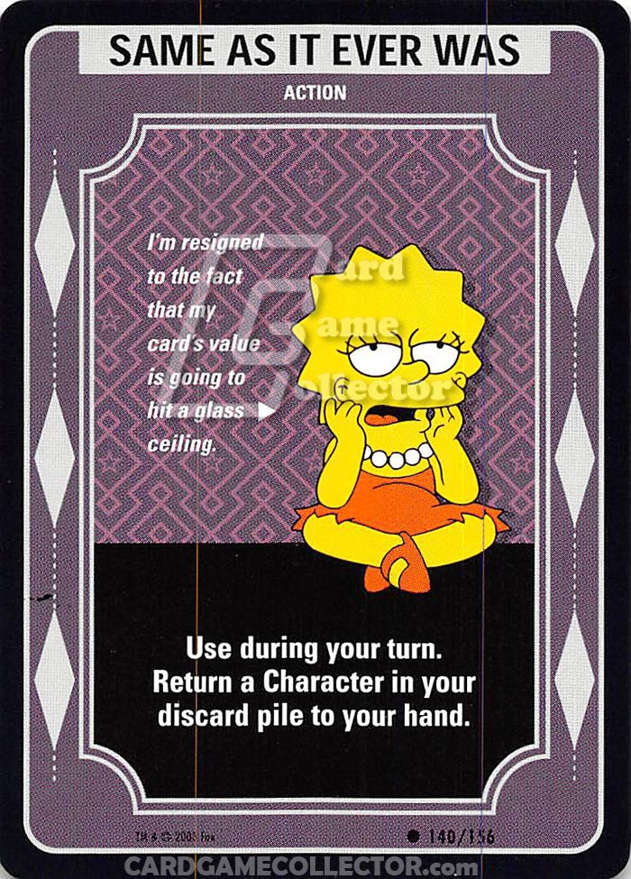 The Simpsons TCG: Same as It Ever Was