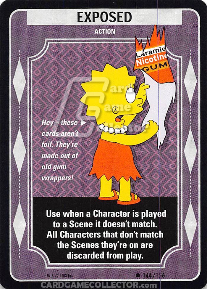 The Simpsons TCG: Exposed