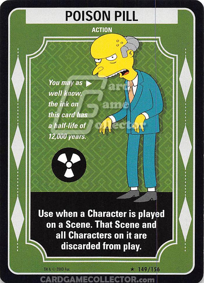 The Simpsons TCG: Poison Pill
