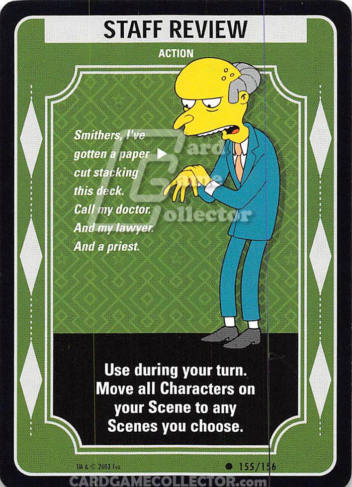 The Simpsons TCG: Staff Review