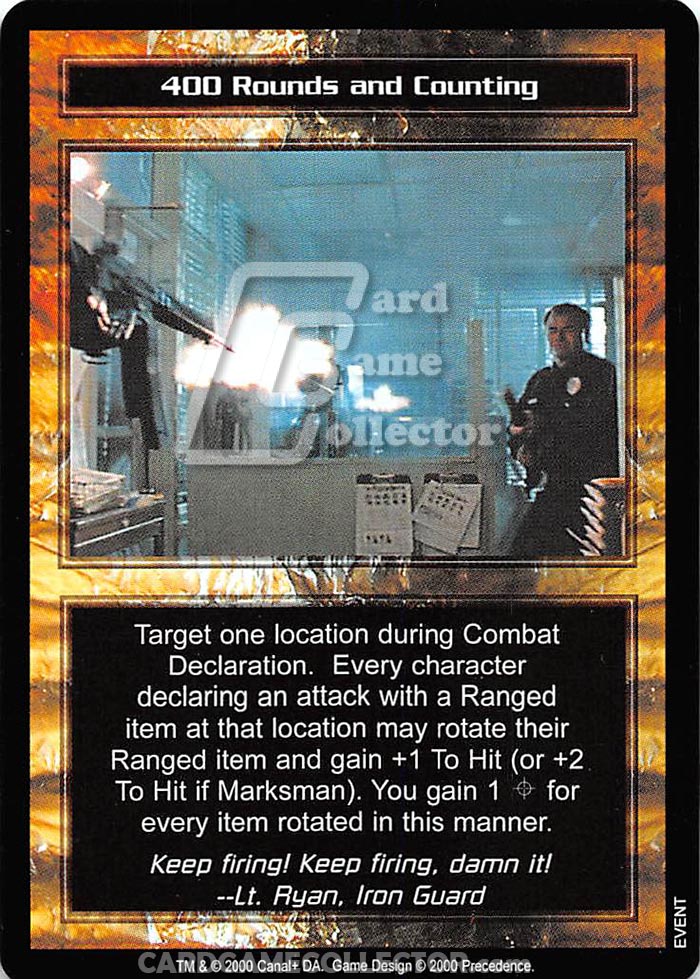 The Terminator CCG: 400 Rounds and Counting