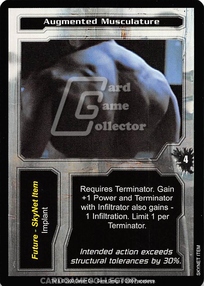 The Terminator CCG: Augmented Musculature