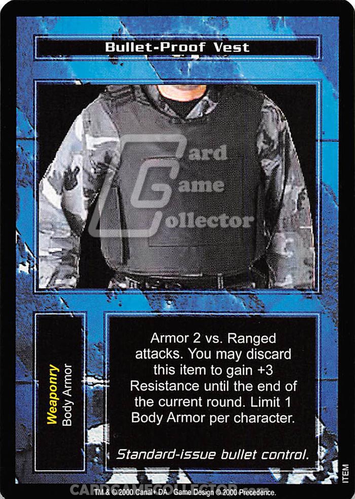 The Terminator CCG: Bullet-Proof Vest