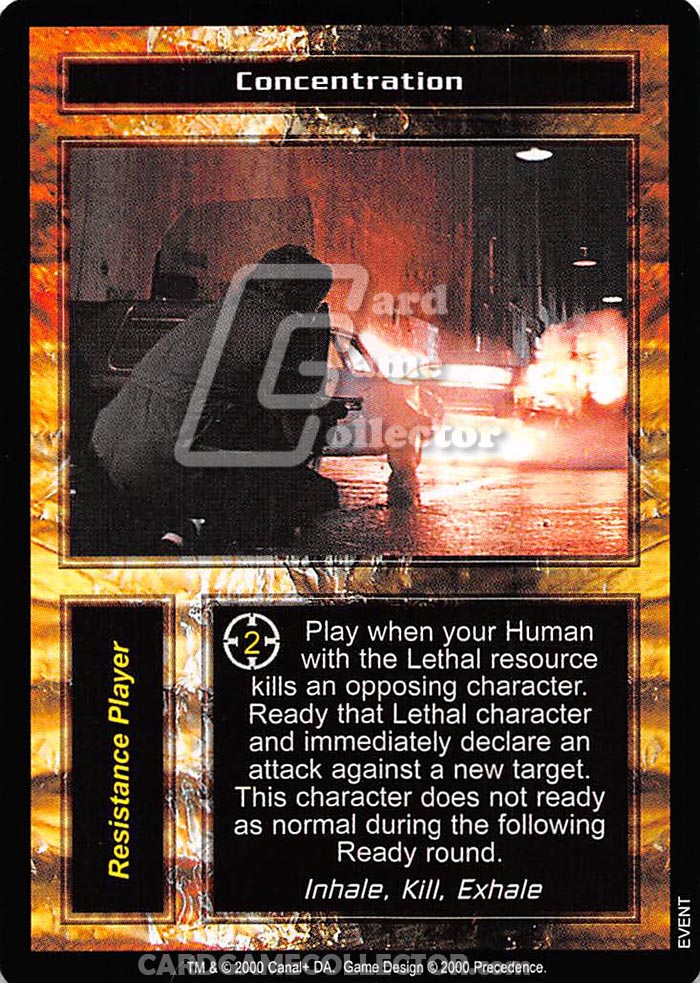 The Terminator CCG: Concentration