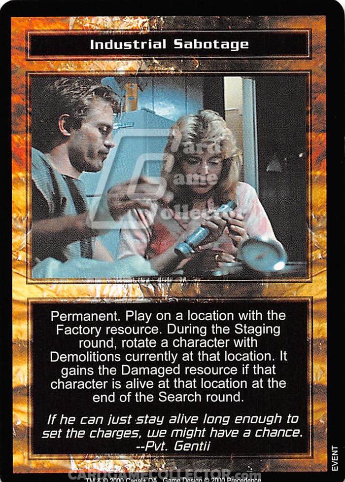 The Terminator CCG: Industrial Sabotage