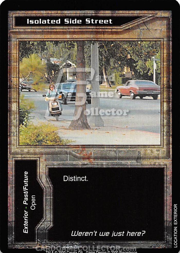 The Terminator CCG: Isolated Side Street