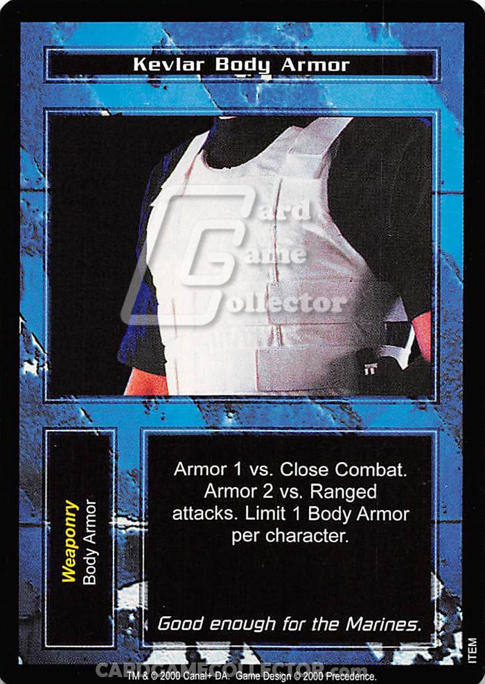 The Terminator CCG: Kevlar Body Armor