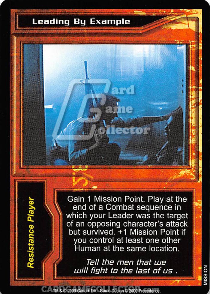 The Terminator CCG: Leading By Example