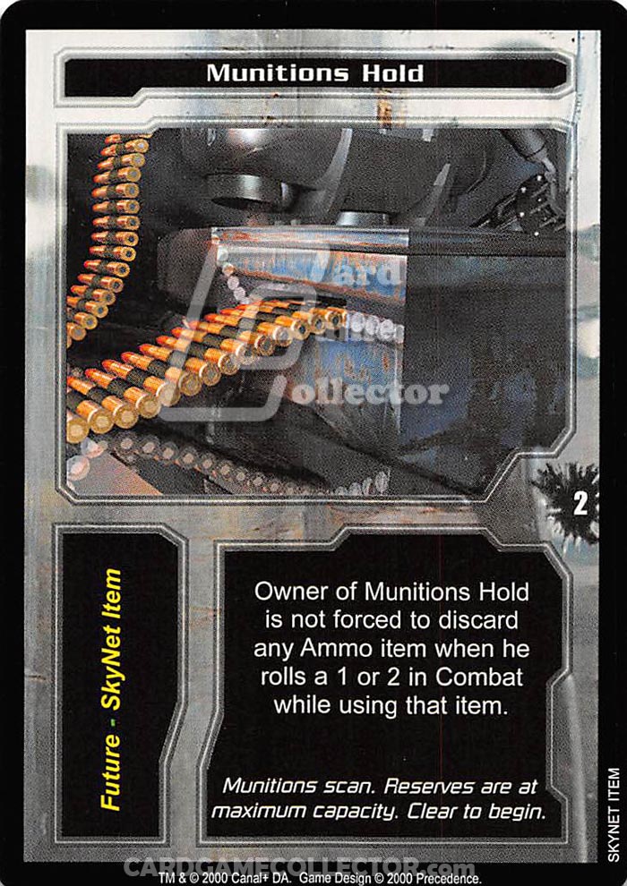 The Terminator CCG: Munitions Hold