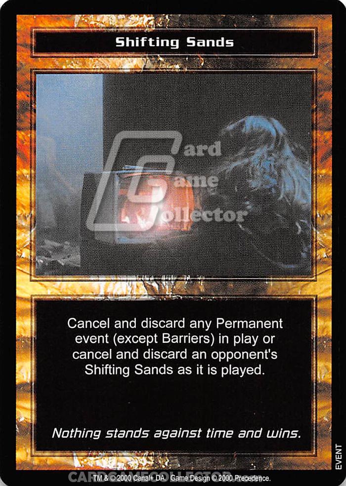The Terminator CCG: Shifting Sands