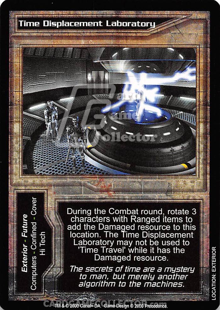 The Terminator CCG: Time Displacement Laboratory