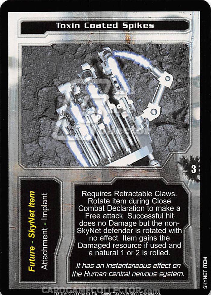 The Terminator CCG: Toxin Coated Spikes