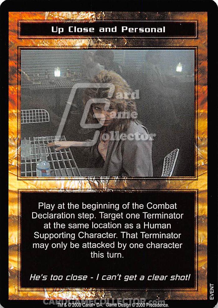 The Terminator CCG: Up Close and Personal
