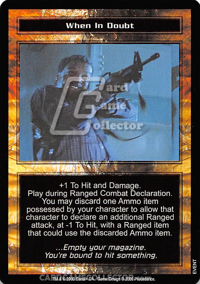 The Terminator CCG: When In Doubt