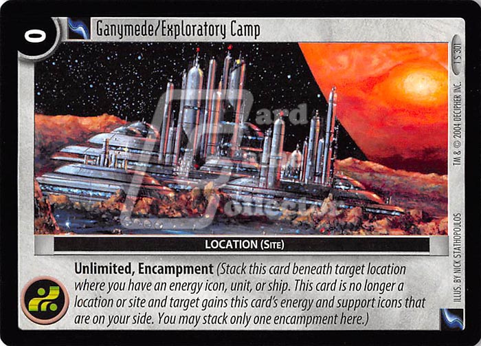WARS TCG: 1 Ganymede/Exploratory Camp