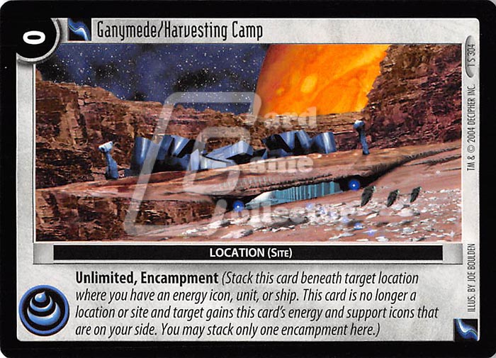 WARS TCG: 1 Ganymede/Harvesting Camp