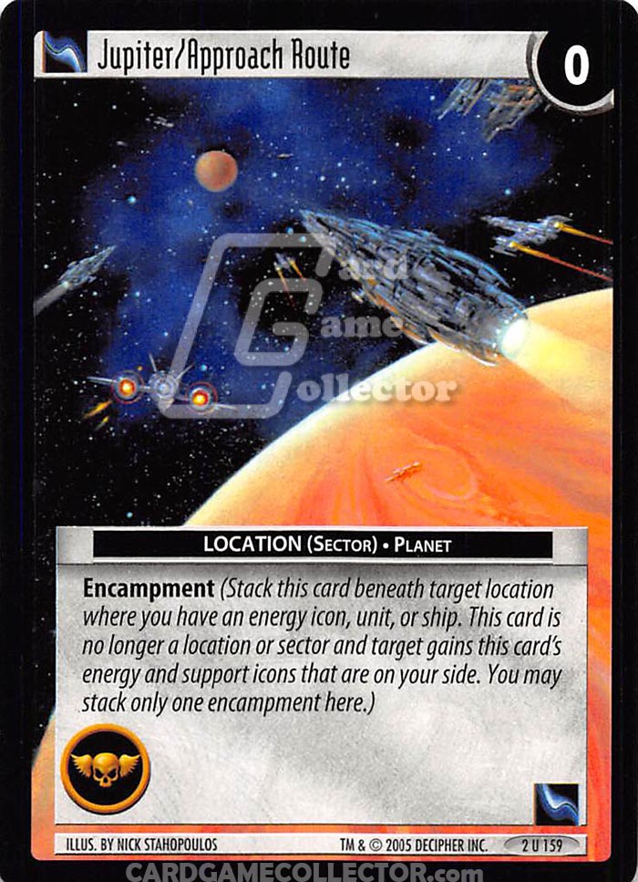 WARS TCG: 2 Jupiter/Approach Route
