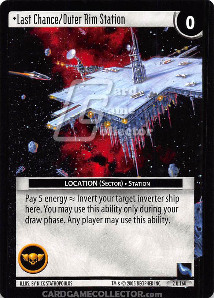 WARS TCG: 2 ◆ Last Chance/Outer Rim Station