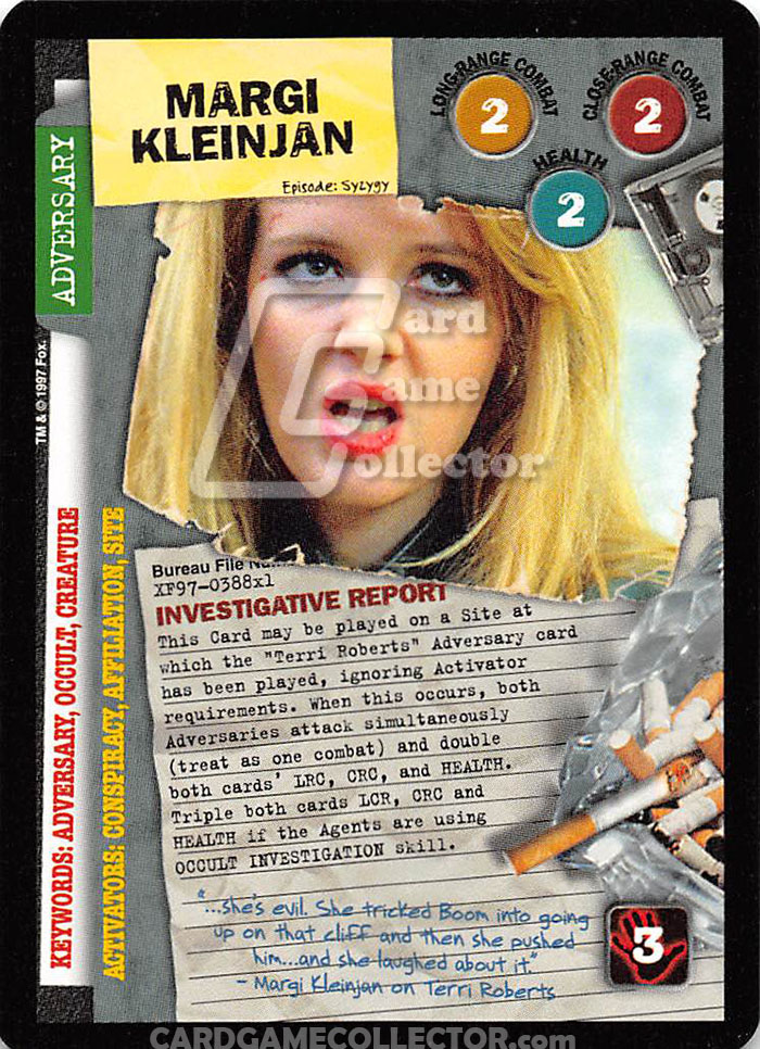 X-Files CCG: Margi Kleinjan