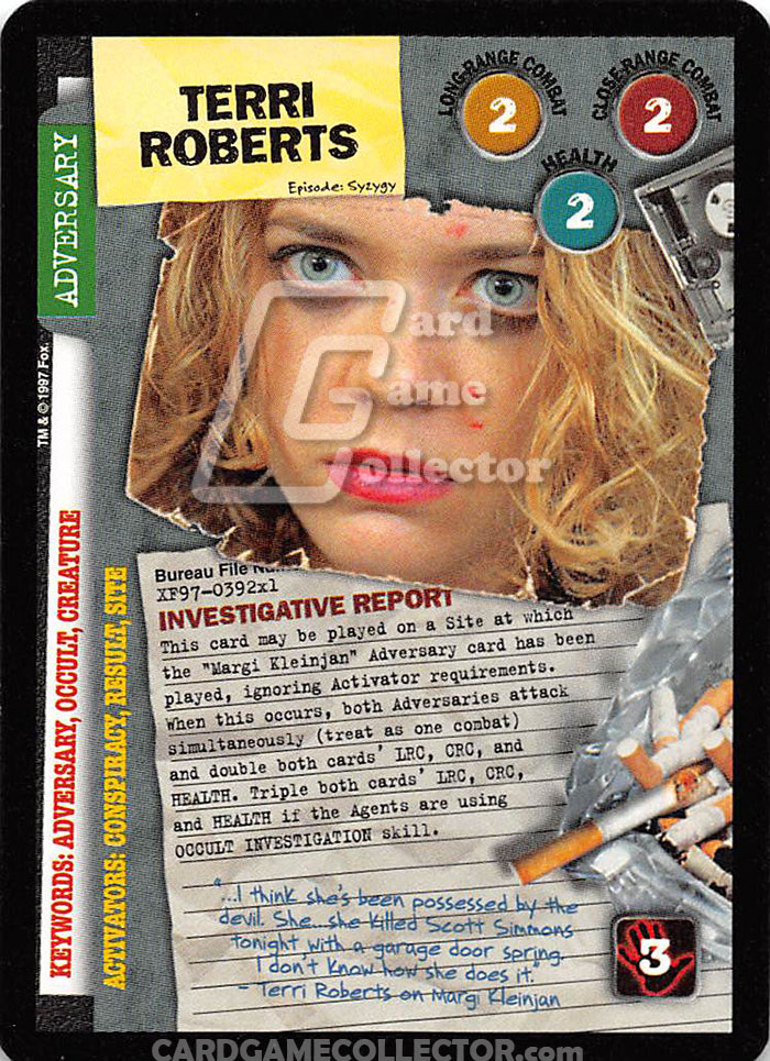 X-Files CCG: Terri Roberts