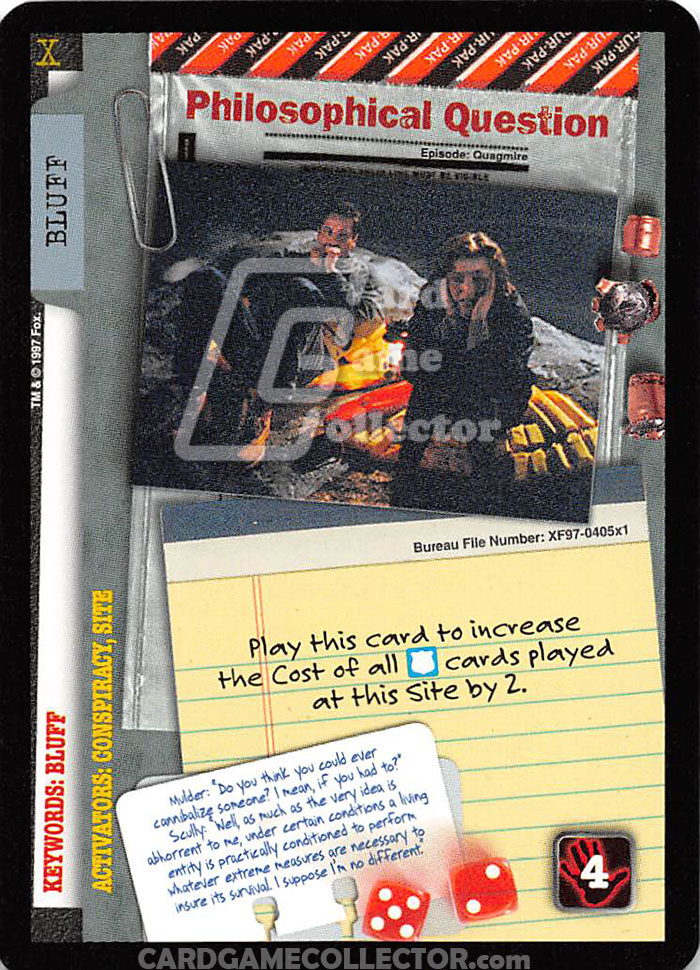 X-Files CCG: Philosophical Question
