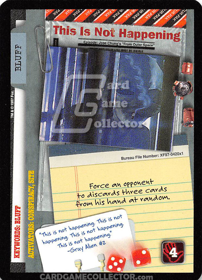 X-Files CCG: This is Not Happening