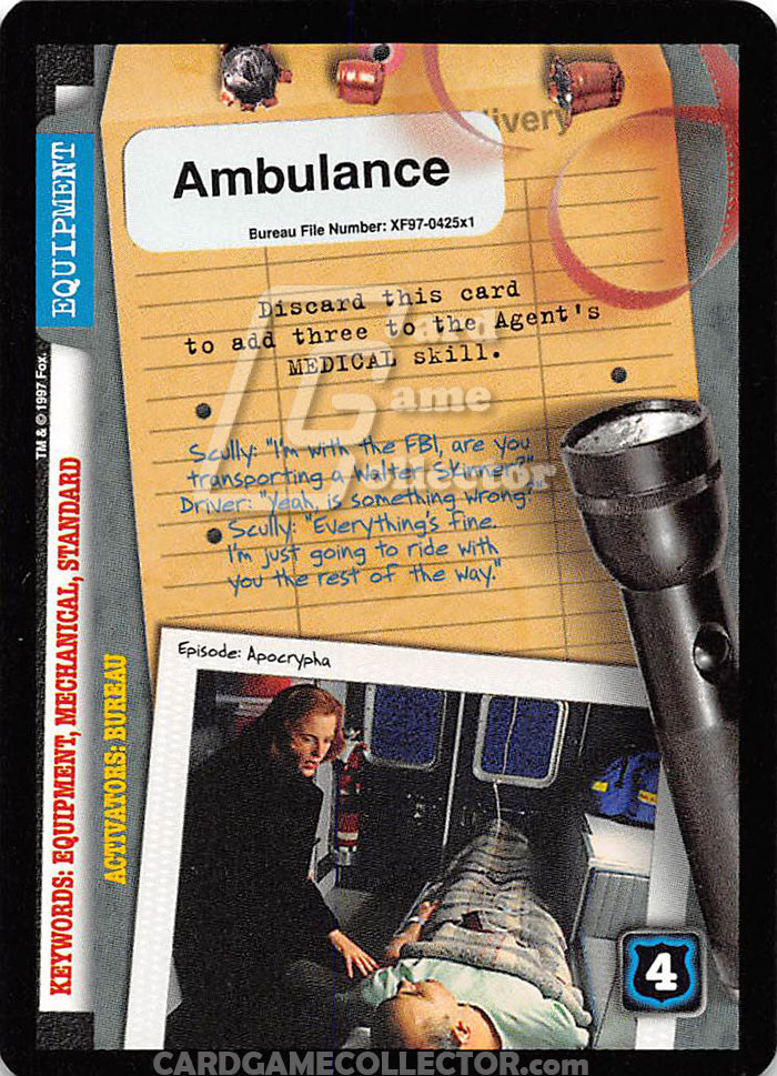 X-Files CCG: Ambulance