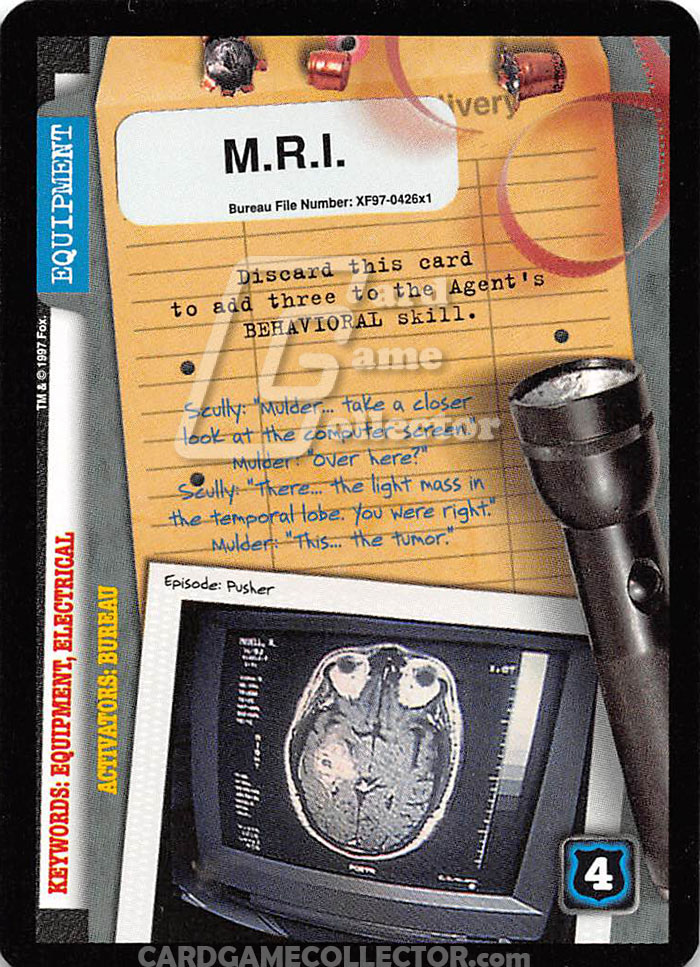 X-Files CCG: M.R.I.