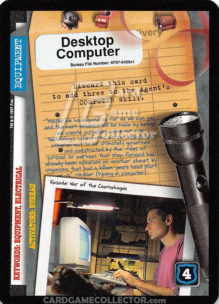 X-Files CCG: Desktop Computer