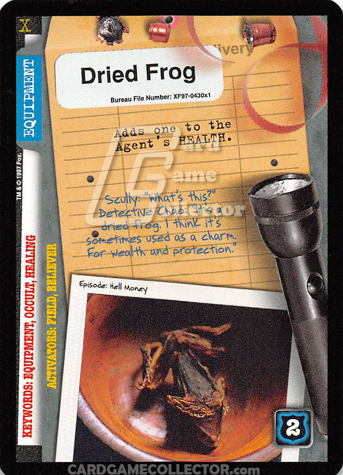 X-Files CCG: Dried Frog