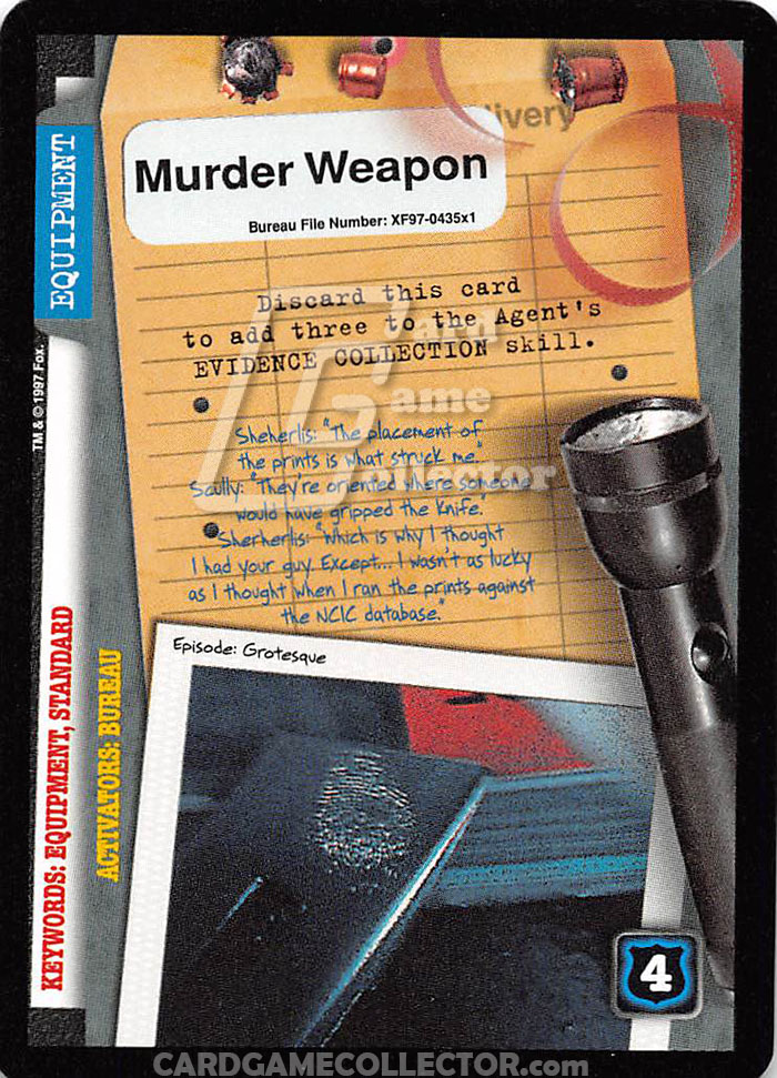 X-Files CCG: Murder Weapon