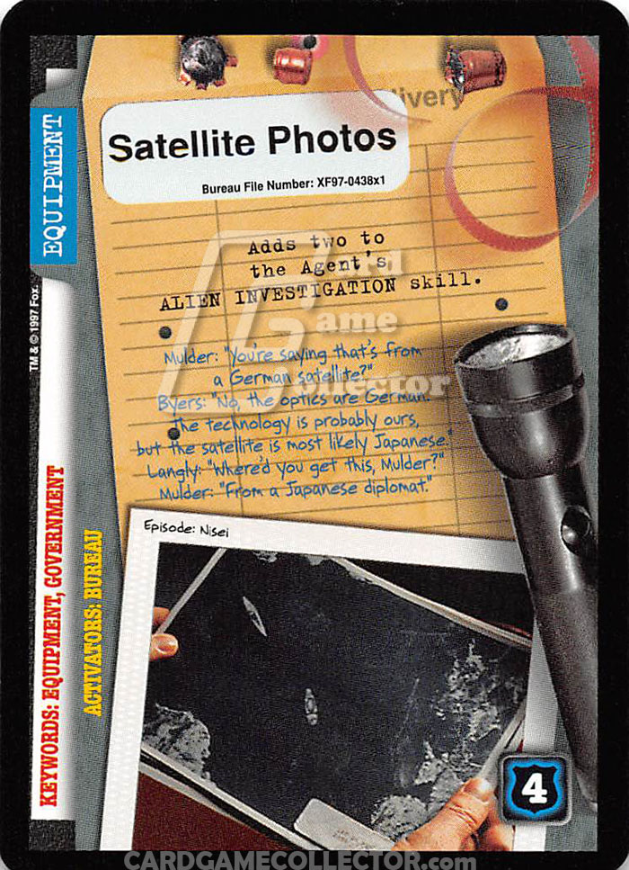 X-Files CCG: Satellite Photos