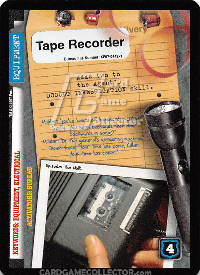 X-Files CCG: Tape Recorder
