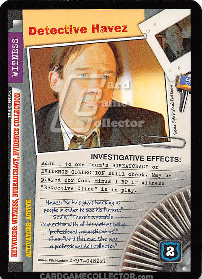 X-Files CCG: Detective Havez