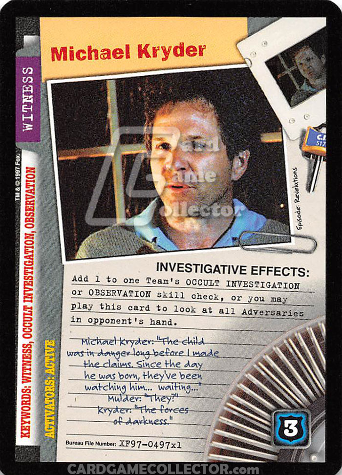 X-Files CCG: Michael Kryder