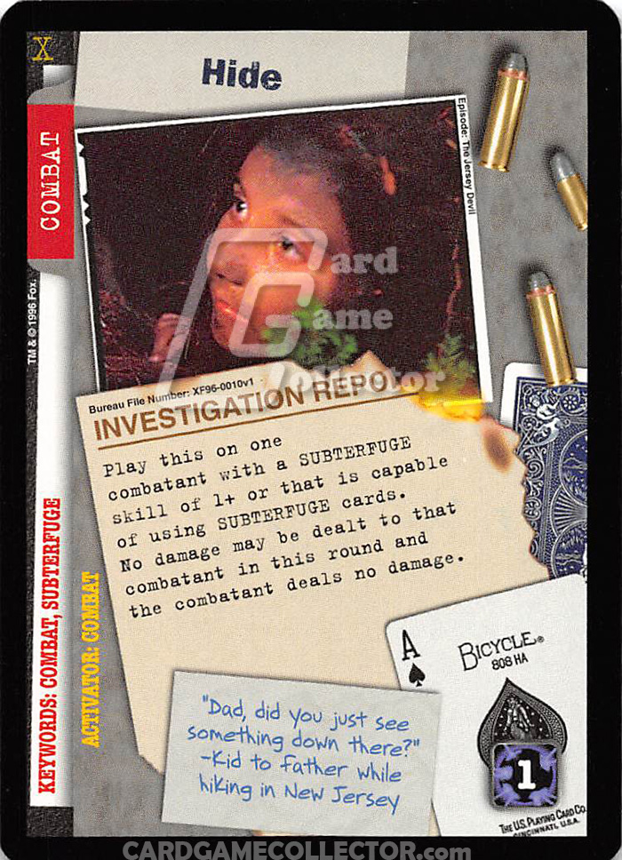 X-Files CCG: Hide