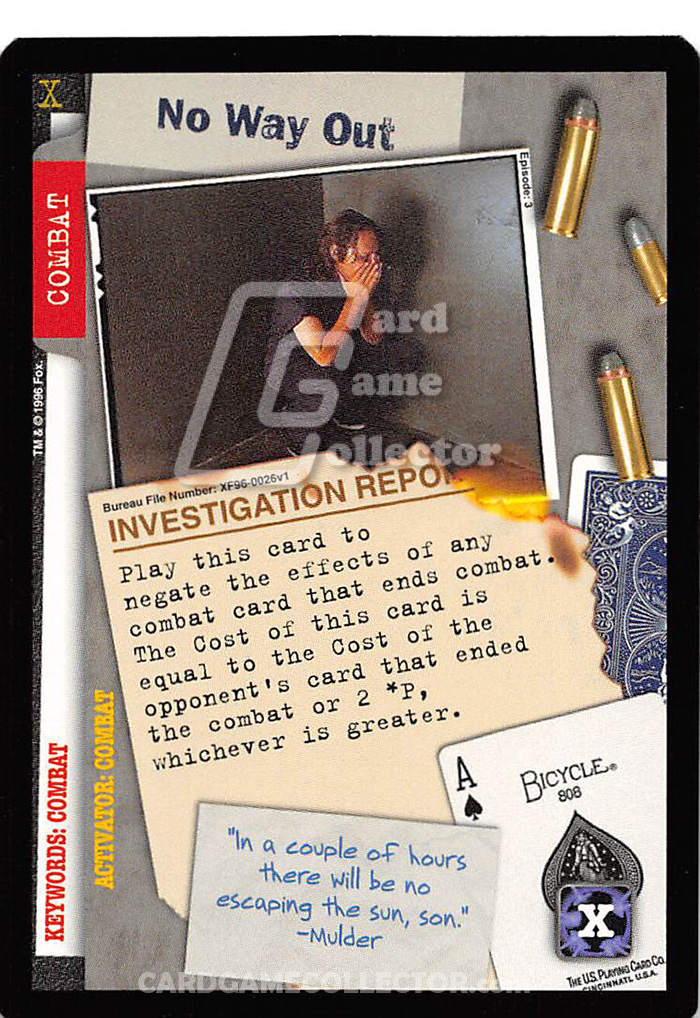 X-Files CCG: No Way Out