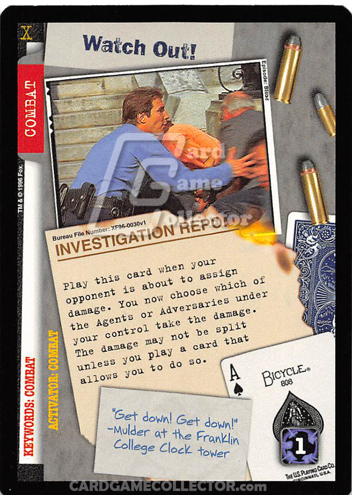 X-Files CCG: Watch Out!