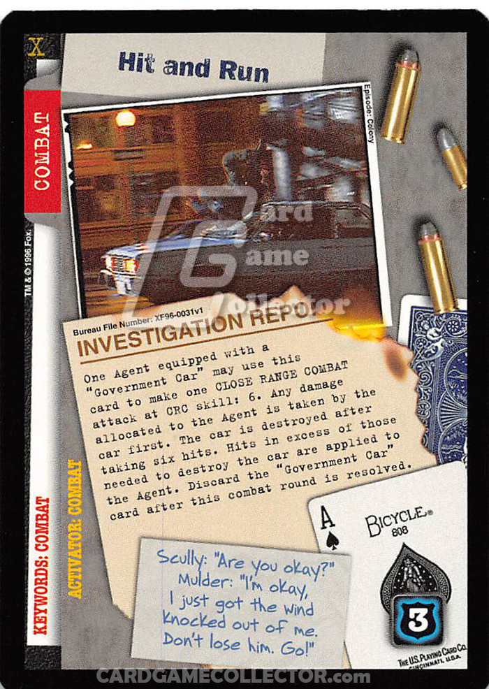 X-Files CCG: Hit And Run