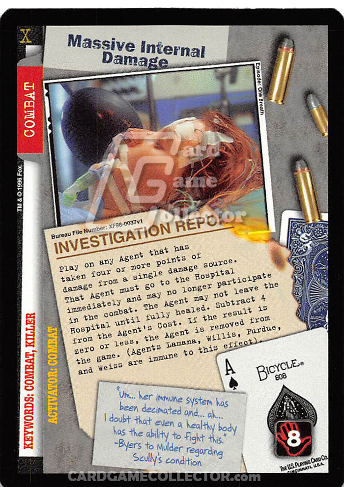 X-Files CCG: Massive Internal Damage
