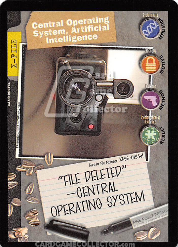 X-Files CCG: Central Operating System, Artificial Intelligence