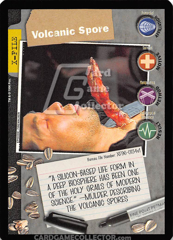 X-Files CCG: Volcanic Spore