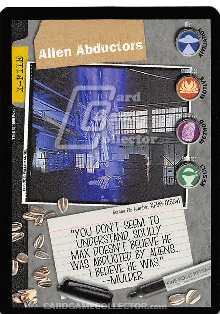 X-Files CCG: Alien Abductors