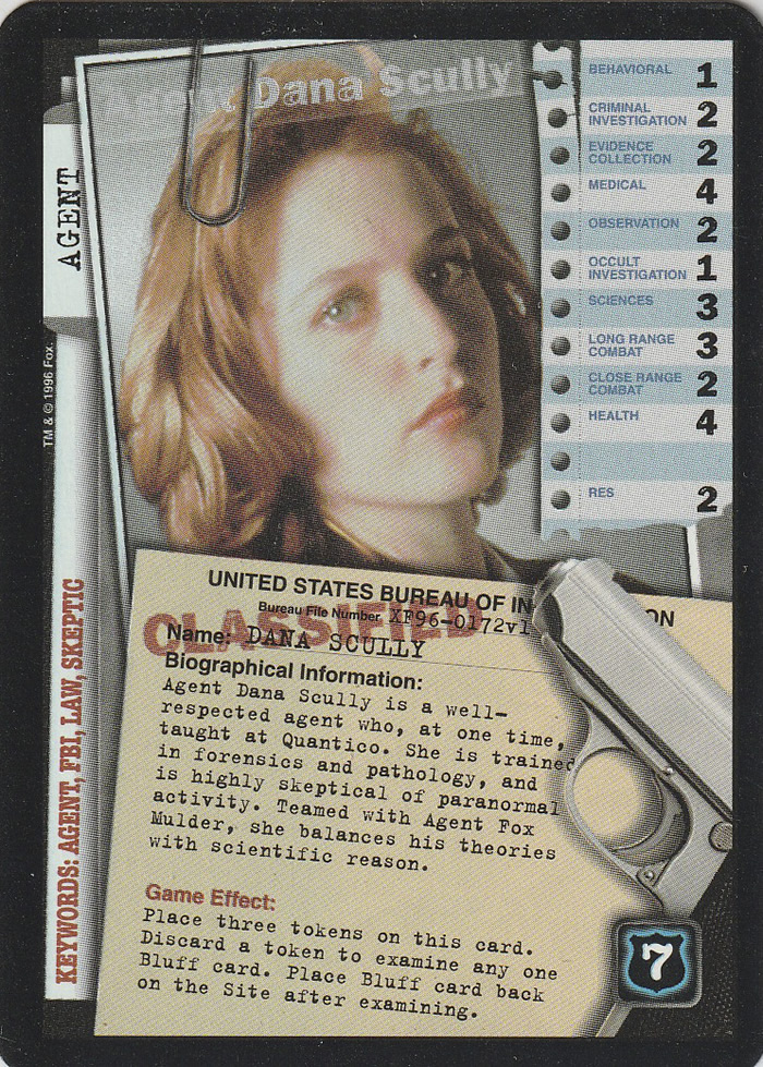 X-Files CCG: Agent Dana Scully