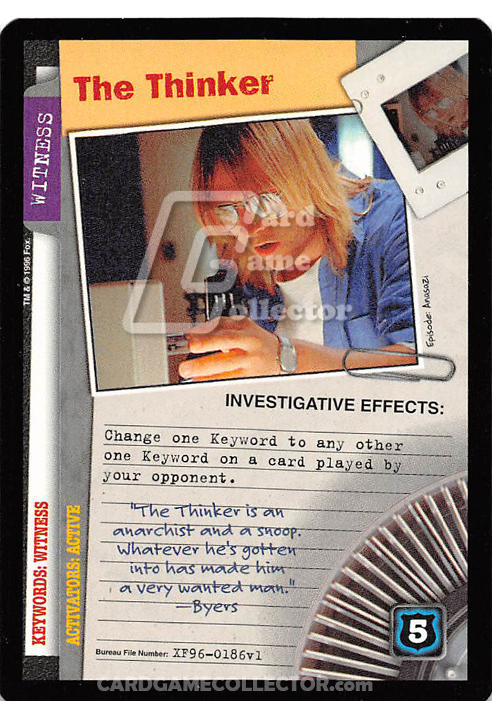 X-Files CCG: The Thinker